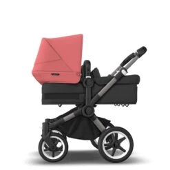 Bugaboo Donkey 5 Twin Graphite - Midnight Black - Sunrise Red -Joolz Verkoop bugaboo donkey 5 twin graphite black sunrise red 5