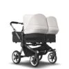 Bugaboo Donkey 5 Twin Graphite - Midnight Black - Misty White -Joolz Verkoop bugaboo donkey 5 twin graphite midnight black fresh white 3