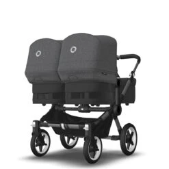 Bugaboo Donkey 5 Twin Graphite - Midnight Black - Grey Melange -Joolz Verkoop bugaboo donkey 5 twin graphite midnight black grey melange