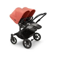 Bugaboo Donkey 5 Duo Black - Grey Melange - Sunrise Red 17 Bugaboo Donkey 5 Duo Black - Grey Melange - Sunrise Red -Joolz Verkoop bugaboo donkey duo black grey melange sunrise red 1