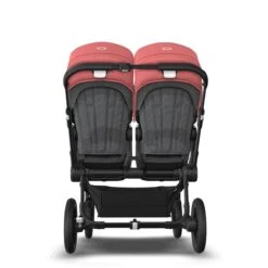Bugaboo Donkey 5 Duo Black - Grey Melange - Sunrise Red 15 Bugaboo Donkey 5 Duo Black - Grey Melange - Sunrise Red -Joolz Verkoop bugaboo donkey duo black grey melange sunrise red 6