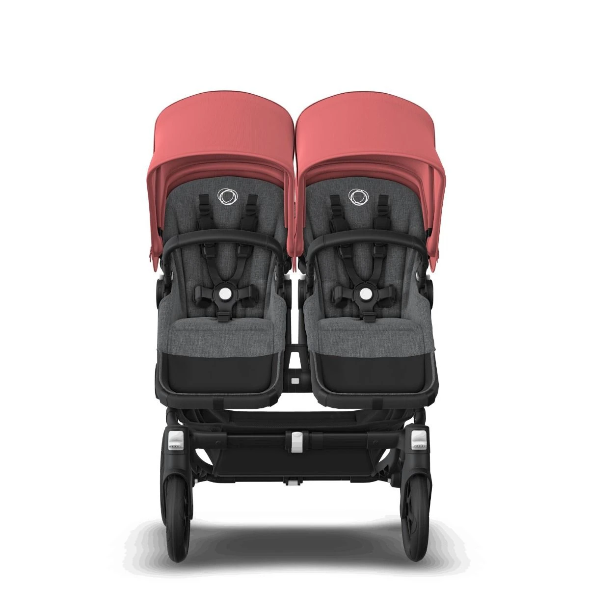 Bugaboo Donkey 5 Duo Black - Grey Melange - Sunrise Red 9 Bugaboo Donkey 5 Duo Black - Grey Melange - Sunrise Red - Afbeelding 7