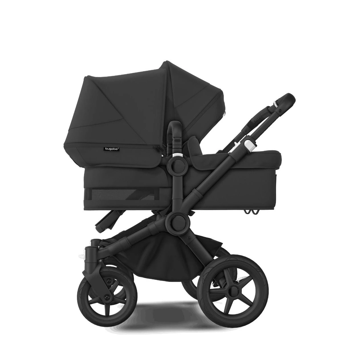 Bugaboo Donkey 5 Duo Essential Bundel - Black - Midnight Black 5 Bugaboo Donkey 5 Duo Essential Bundel - Black - Midnight Black - Afbeelding 3