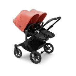 Bugaboo Donkey 5 Duo Black - Midnight Black - Sunrise Red 15 Bugaboo Donkey 5 Duo Black - Midnight Black - Sunrise Red -Joolz Verkoop bugaboo donkey duo black midnight black sunrise red 8