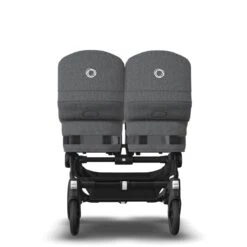 Bugaboo Donkey 5 Twin Black - Grey Melange -Grey Melange -Joolz Verkoop bugaboo donkey twin black grey melange grey melange 8