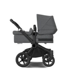 Bugaboo Donkey 5 Twin Black - Grey Melange -Grey Melange -Joolz Verkoop bugaboo donkey twin black grey melange grey melange 9
