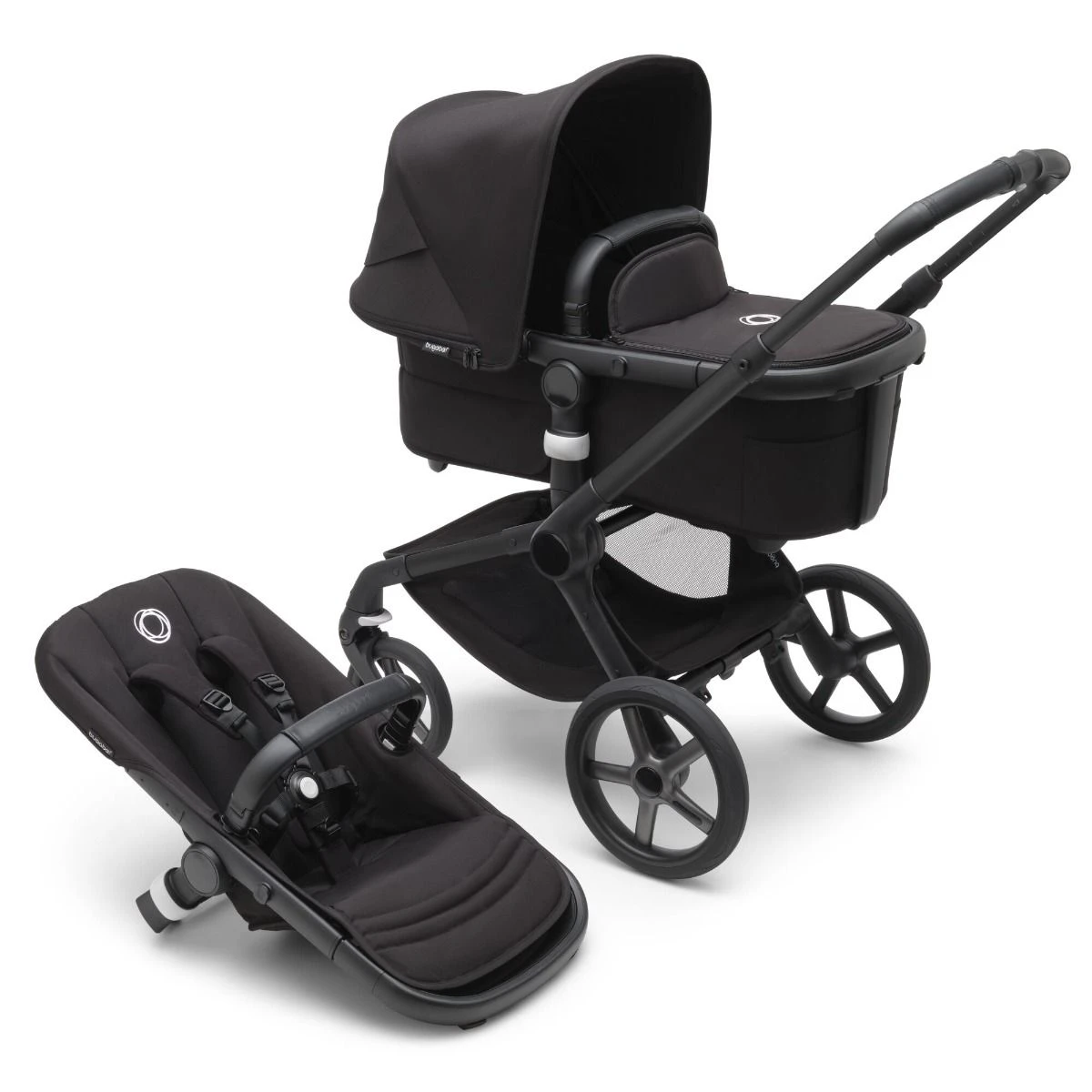 Bugaboo Fox 5 Essential Bundel Black - Midnight Black 4 Bugaboo Fox 5 Essential Bundel Black - Midnight Black - Afbeelding 2