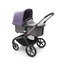 Bugaboo Fox 5 Newborn Bundel Graphite - Grey Melange - Customize Yourself -Joolz Verkoop bugaboo fox 5 graphite grey melange astro purple