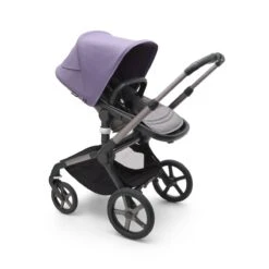 Bugaboo Fox 5 Newborn Bundel Graphite - Grey Melange - Customize Yourself -Joolz Verkoop bugaboo fox 5 graphite grey melange astro purple 2