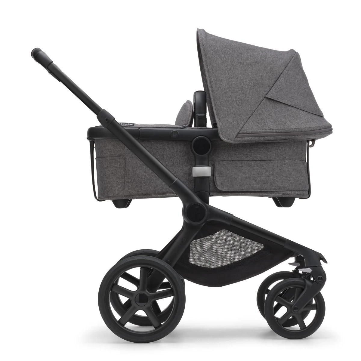 Bugaboo Fox 5 Newborn Bundel Black - Grey Melange 8 Bugaboo Fox 5 Newborn Bundel Black - Grey Melange - Afbeelding 6