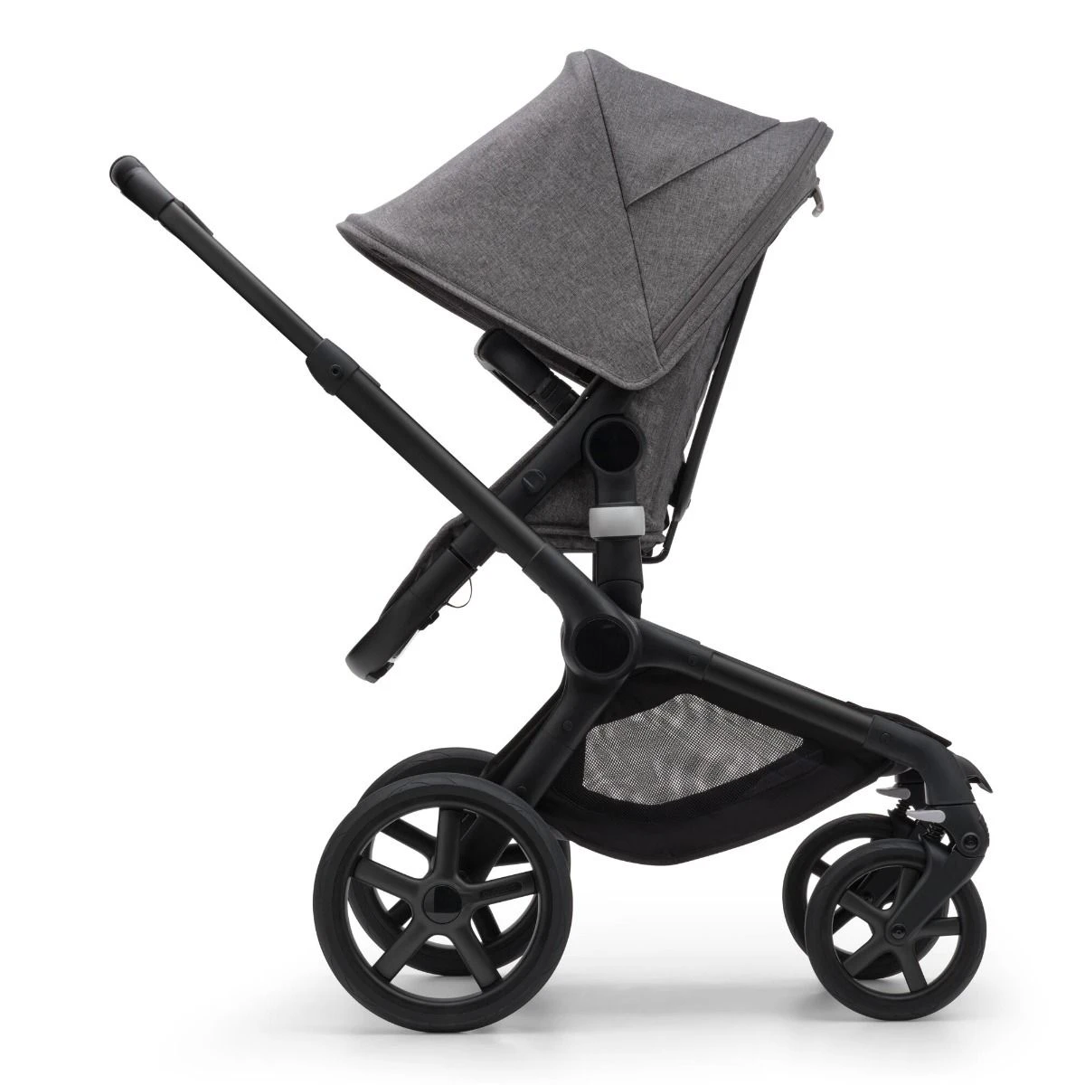 Bugaboo Fox 5 Newborn Bundel Black - Grey Melange 9 Bugaboo Fox 5 Newborn Bundel Black - Grey Melange - Afbeelding 7