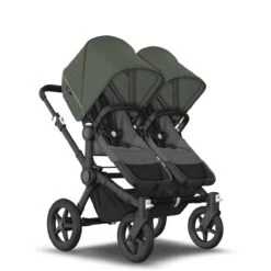 Bugaboo Donkey 5 Twin Black - Grey Melange -Forest Green 18 Bugaboo Donkey 5 Twin Black - Grey Melange -Forest Green -Joolz Verkoop bugboo donkey 5 twin black grey melange forest green 2