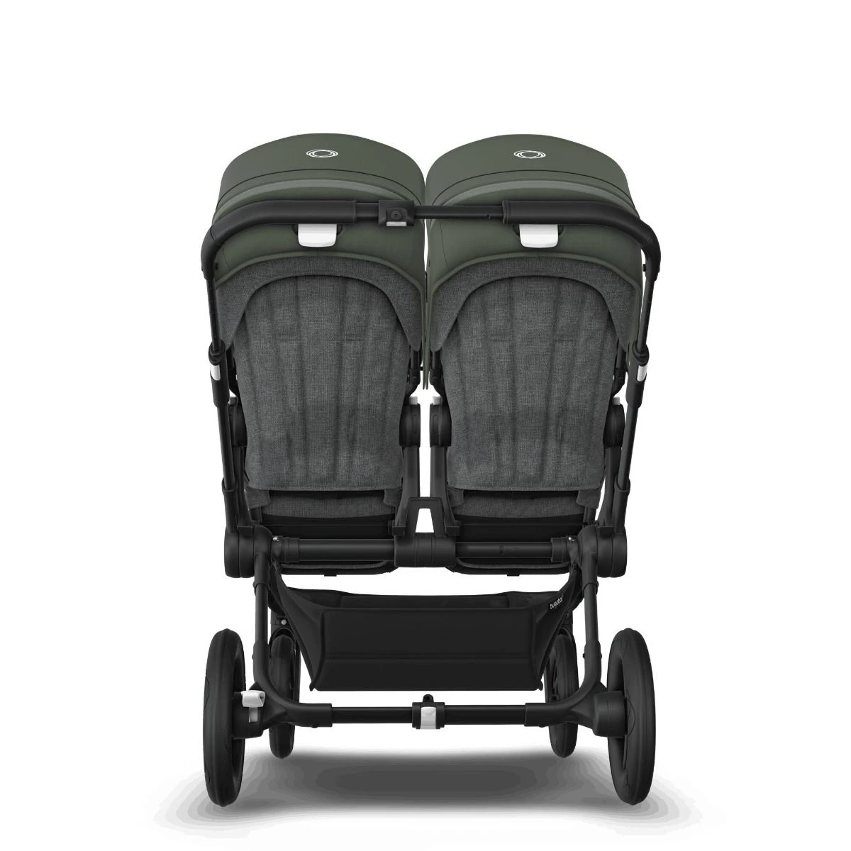Bugaboo Donkey 5 Twin Black - Grey Melange -Forest Green 11 Bugaboo Donkey 5 Twin Black - Grey Melange -Forest Green - Afbeelding 9
