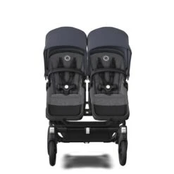 Bugaboo Donkey 5 Twin Black - Grey Melange -Stormy Blue 23 Bugaboo Donkey 5 Twin Black - Grey Melange -Stormy Blue -Joolz Verkoop bugboo donkey 5 twin black grey melange stormy blue 2