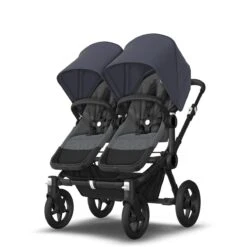 Bugaboo Donkey 5 Twin Black - Grey Melange -Stormy Blue 22 Bugaboo Donkey 5 Twin Black - Grey Melange -Stormy Blue -Joolz Verkoop bugboo donkey 5 twin black grey melange stormy blue 5