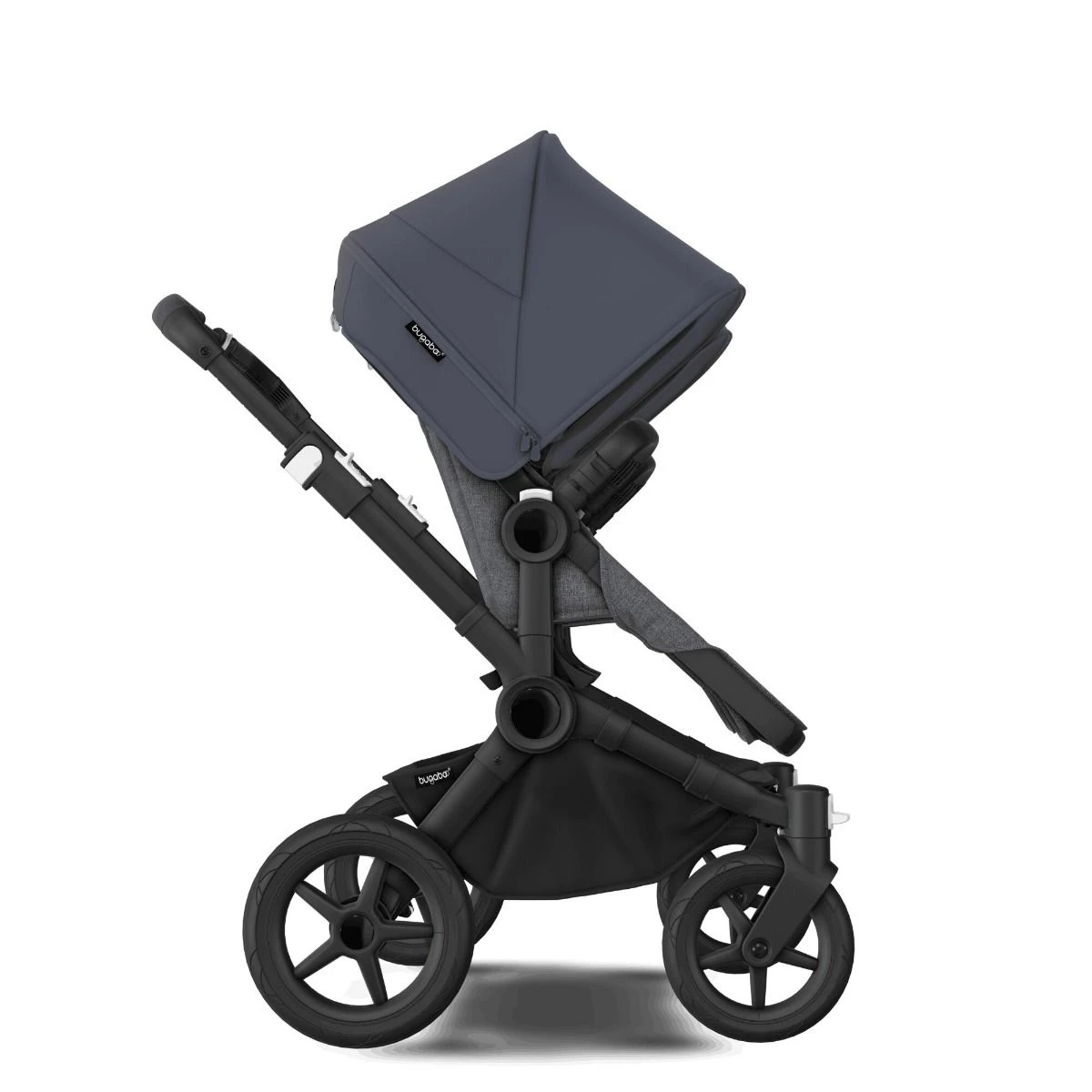 Bugaboo Donkey 5 Twin Black - Grey Melange -Stormy Blue 15 Bugaboo Donkey 5 Twin Black - Grey Melange -Stormy Blue - Afbeelding 13