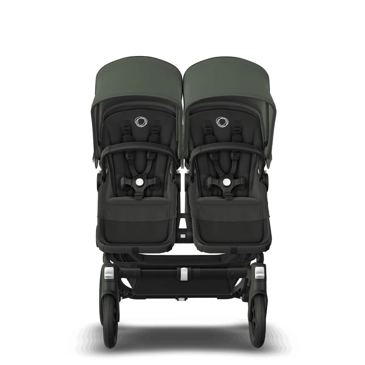 Bugaboo Donkey 5 Twin Black - Midnight Black - Forest Green 9 Bugaboo Donkey 5 Twin Black - Midnight Black - Forest Green - Afbeelding 7