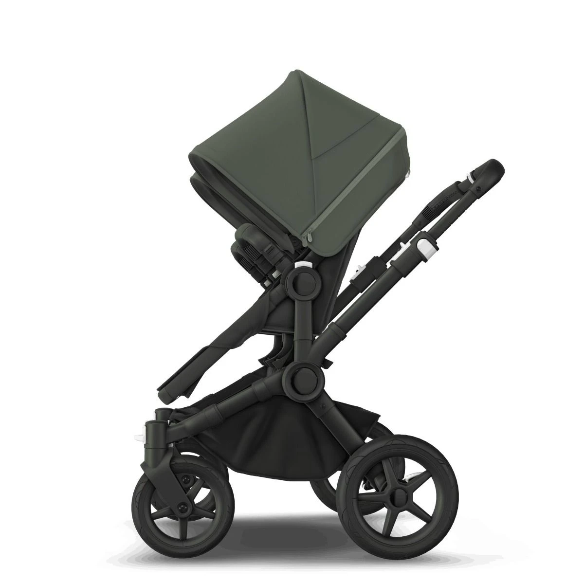 Bugaboo Donkey 5 Twin Black - Midnight Black - Forest Green 12 Bugaboo Donkey 5 Twin Black - Midnight Black - Forest Green - Afbeelding 10
