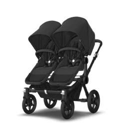 Bugaboo Donkey 5 Twin Black - Midnight Black - Midnight Black -Joolz Verkoop bugboo donkey 5 twin black midnight black midnight black 10 2 1