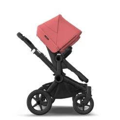 Bugaboo Donkey 5 Twin Black - Midnight Black - Sunrise Red -Joolz Verkoop bugboo donkey 5 twin black midnight black sunrise red 4
