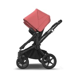 Bugaboo Donkey 5 Twin Black - Midnight Black - Sunrise Red -Joolz Verkoop bugboo donkey 5 twin black midnight black sunrise red 2