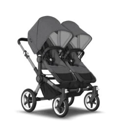 Bugaboo Donkey 5 Twin Graphite - Grey Melange - Grey Melange 17 Bugaboo Donkey 5 Twin Graphite - Grey Melange - Grey Melange -Joolz Verkoop bugboo donkey 5 twin graphite grey melange grey melange 2