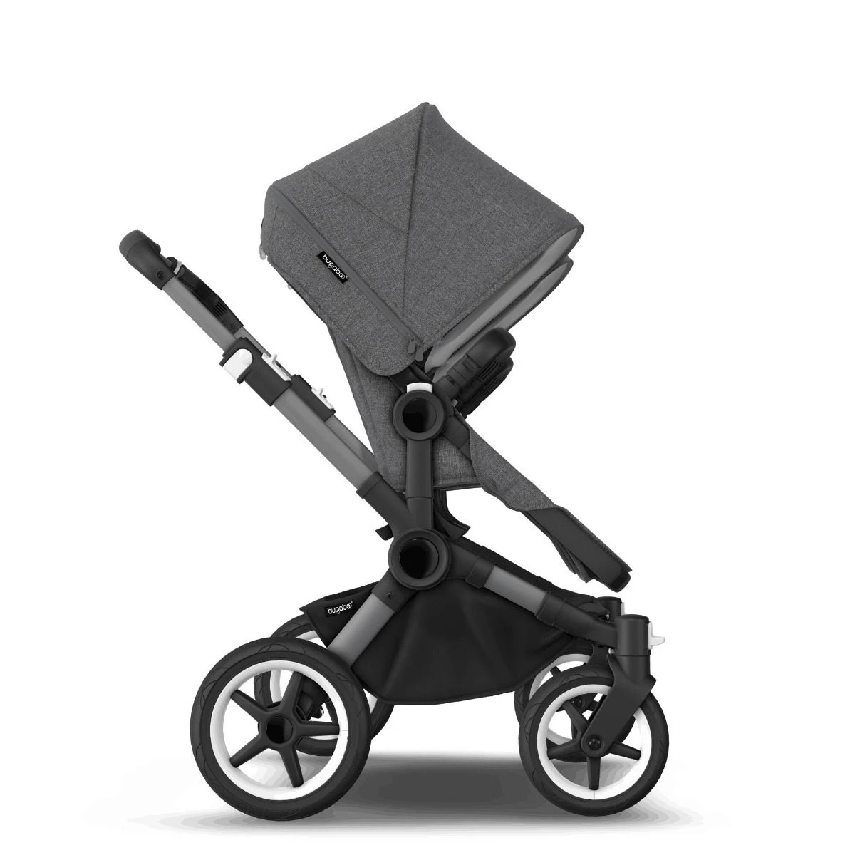 Bugaboo Donkey 5 Twin Graphite - Grey Melange - Grey Melange 10 Bugaboo Donkey 5 Twin Graphite - Grey Melange - Grey Melange - Afbeelding 8