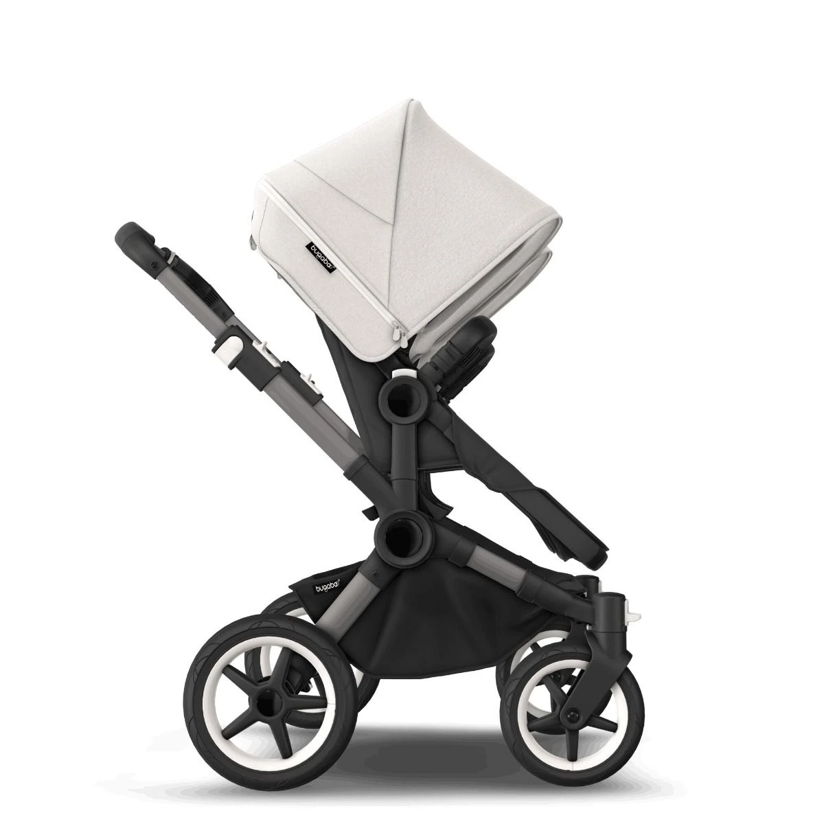 Bugaboo Donkey 5 Twin Graphite - Midnight Black - Misty White 10 Bugaboo Donkey 5 Twin Graphite - Midnight Black - Misty White - Afbeelding 8