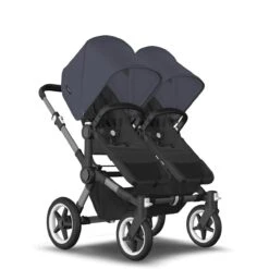 Bugaboo Donkey 5 Twin Graphite - Midnight Black - Stormy Blue -Joolz Verkoop bugboo donkey 5 twin graphite midnight black stormy blue