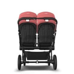 Bugaboo Donkey 5 Twin Graphite - Midnight Black - Sunrise Red -Joolz Verkoop bugboo donkey 5 twin graphite midnight black sunrise red