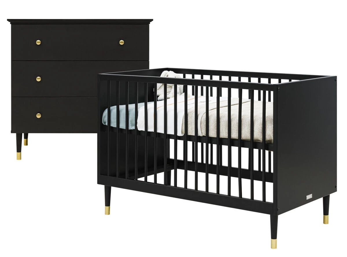 Bopita 2-Delige Babykamer Cloë Mat Zwart 3 Bopita 2-Delige Babykamer Cloë Mat Zwart