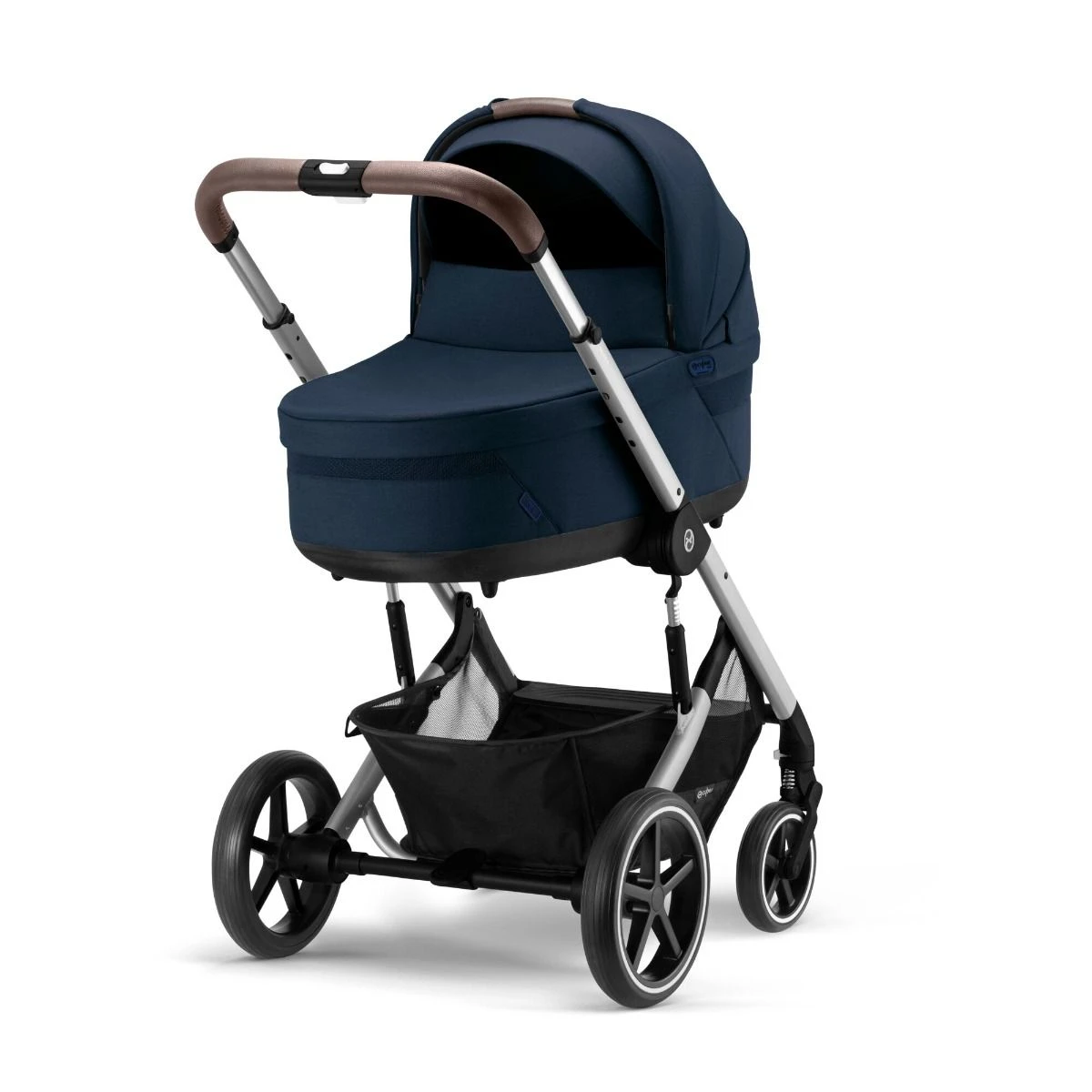 Cybex Balios S Lux Travelsystem Ocean Blue - Silver Frame 2023 Met Aton S2 4 Cybex Balios S Lux Travelsystem Ocean Blue - Silver Frame 2023 Met Aton S2 - Afbeelding 2
