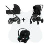 Cybex Balios S Lux Travelsystem Moon Black - Black Frame 2023 Met Aton S2