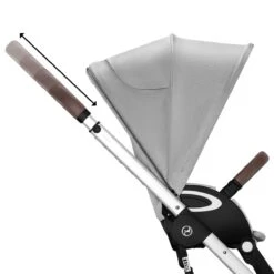 Cybex Talos S Lux Travelsystem Lava Grey - Silver Frame 2023 Met Aton S2 -Joolz Verkoop cybex talos s lux silver lava grey 14 3