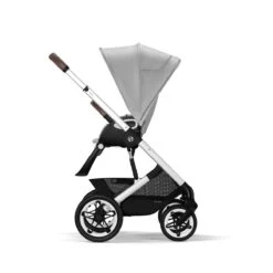 Cybex Talos S Lux Travelsystem Lava Grey - Silver Frame 2023 Met Aton S2 -Joolz Verkoop cybex talos s lux silver lava grey 15 3