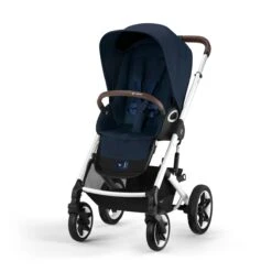 Cybex Talos S Lux Travelsystem Ocean Blue - Silver Frame 2023 Met Cloud T -Joolz Verkoop cybex talos s lux silver ocean blue 12