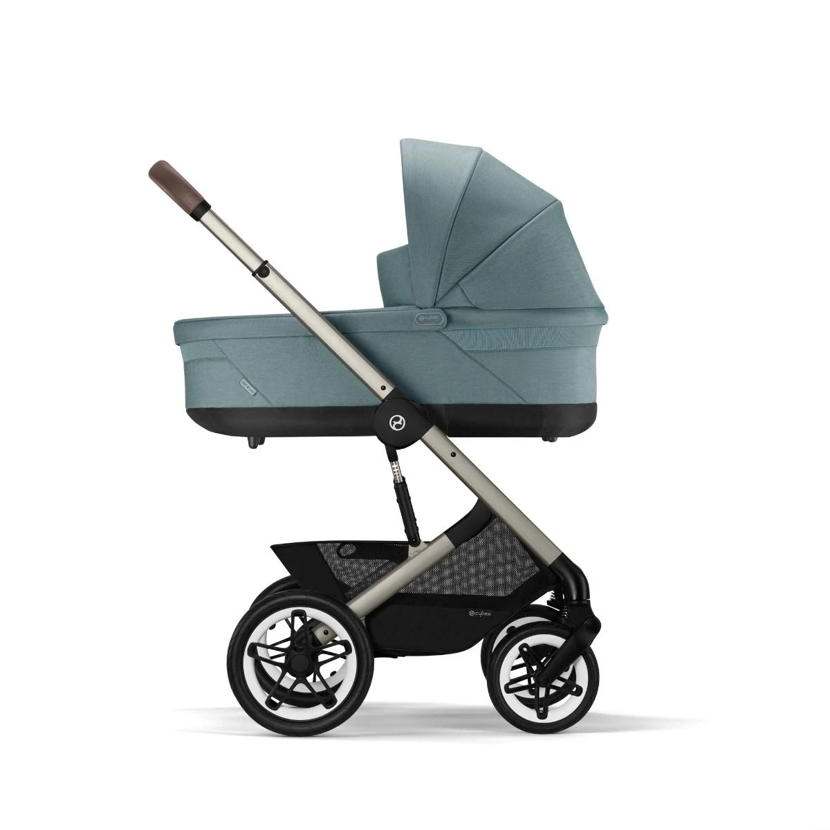 Cybex Talos S Lux Travelsystem Sky Blue - Taupe Frame 2023 Met Aton S2 5 Cybex Talos S Lux Travelsystem Sky Blue - Taupe Frame 2023 Met Aton S2 - Afbeelding 3