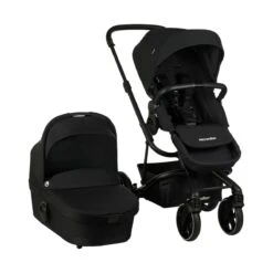 Easywalker Harvey 3 Shadow Black + Maxi-Cosi Cabriofix I-Size Essential Black -Joolz Verkoop easywalker harvey 3 kinderwagen 2 in 1 shadow black 1