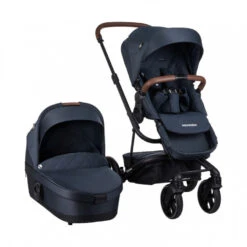 Easywalker Harvey 3 Sapphire Blue + Maxi-Cosi Cabriofix I-Size Essential Black -Joolz Verkoop easywalker harvey 3 premium kinderwagen 2 in 1 sapphire blue 1