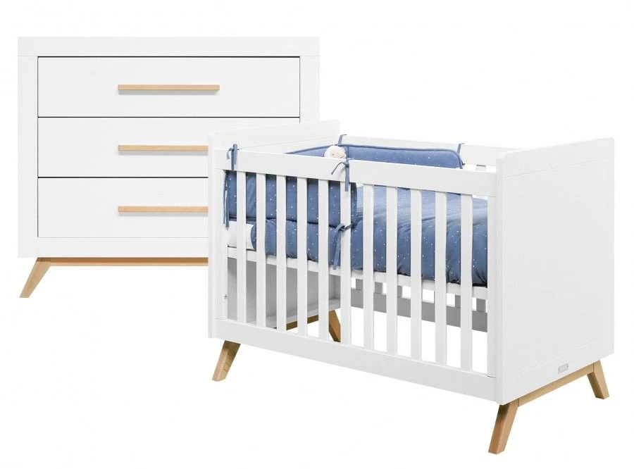 Bopita 2-Delige Babykamer Fenna Wit - Naturel 3 Bopita 2-Delige Babykamer Fenna Wit - Naturel