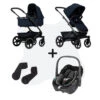 Joolz Geo 3 Navy Blue + Adapters + Maxi-Cosi Pebble 360 -Joolz Verkoop joolz geo 3 navy blue adapters pebble 360 essential black