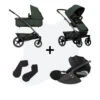 Joolz Geo 3 Urban Green + Adapters + Cybex Cloud T -Joolz Verkoop joolz geo3 pakketdeal urban green cybex cloudt