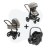 Joolz Day + Timeless Taupe + Maxi-Cosi Pebble 360 I-Size Essential Black -Joolz Verkoop joolz day timeless taupe maxi cosi pebble 360