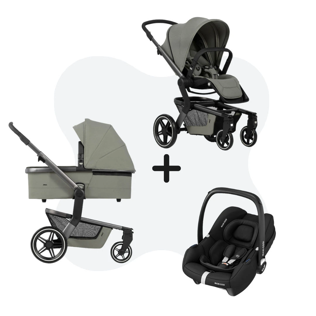 Joolz Hub Plus Sage Green + Maxi-Cosi Cabriofix I-Size Essential Black 3 Joolz Hub Plus Sage Green + Maxi-Cosi Cabriofix I-Size Essential Black